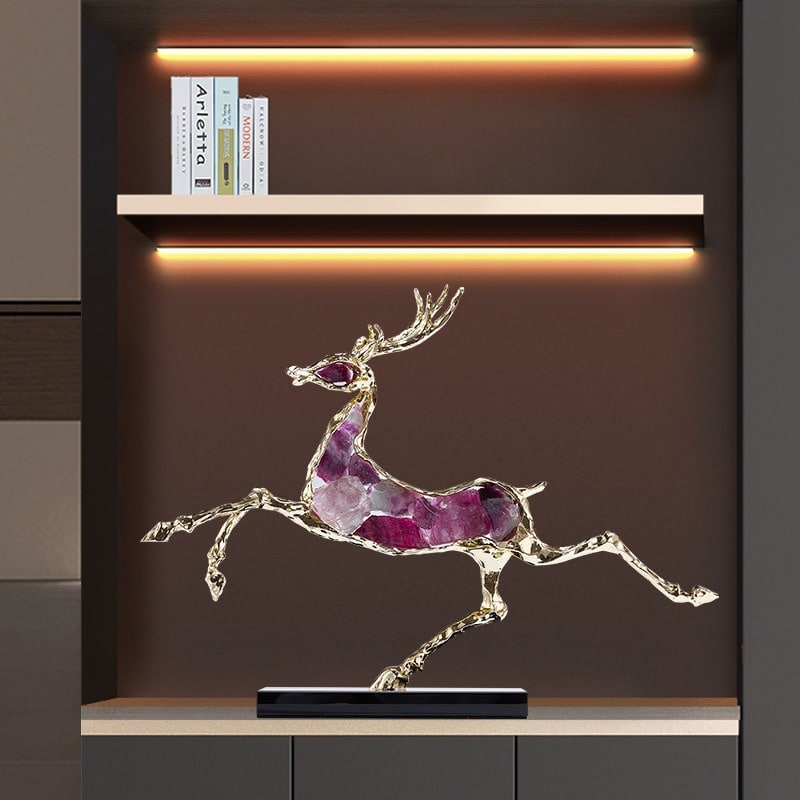 tuong-huou-gan-da-la-le-mau-4 (1) Tượng Hươu Ngọc Lan Tỏa Vẻ Đẹp