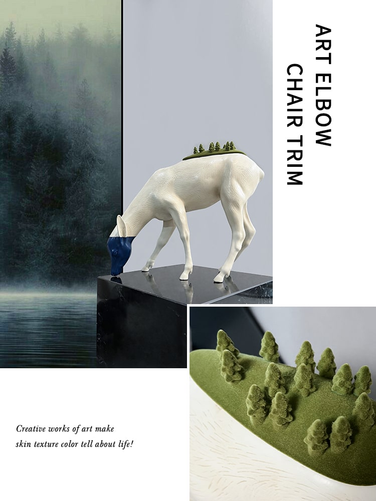 tuong-huou-rung-trang-tri-4 Tượng Hươu Rừng Tự Nhiên – Sức Sống Núi Rừng