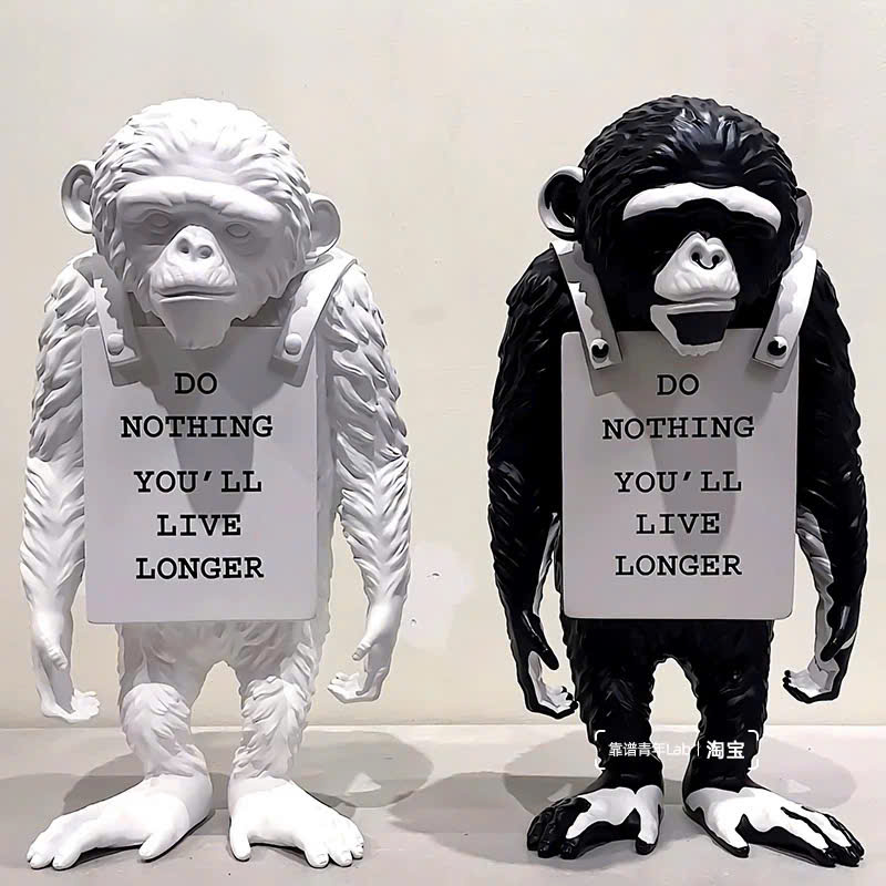 tuong-khi-banksy-do-nothing-5 (1) Tượng Khỉ Banksy ‘Do Nothing’