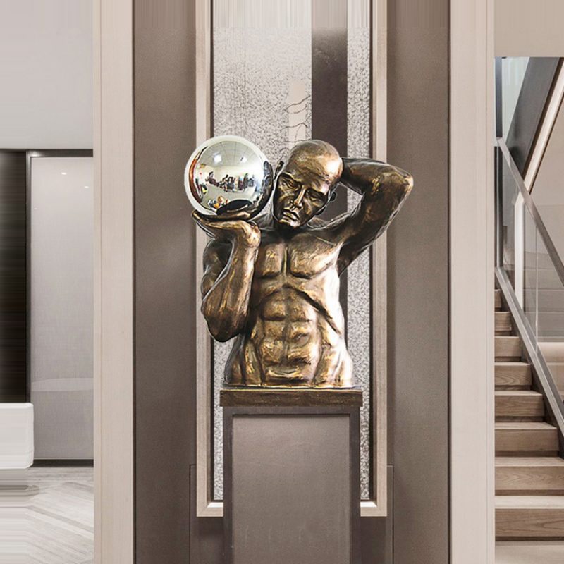 Tượng Nghệ Thuật Người Lực Sĩ Nâng Cầu