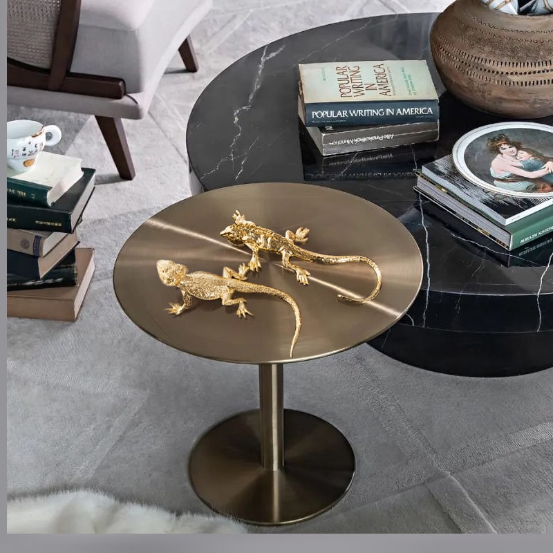 tuong-than-lan-vang-decor-5 Tượng Thằn Lằn Vàng Trang Trí Độc Đáo