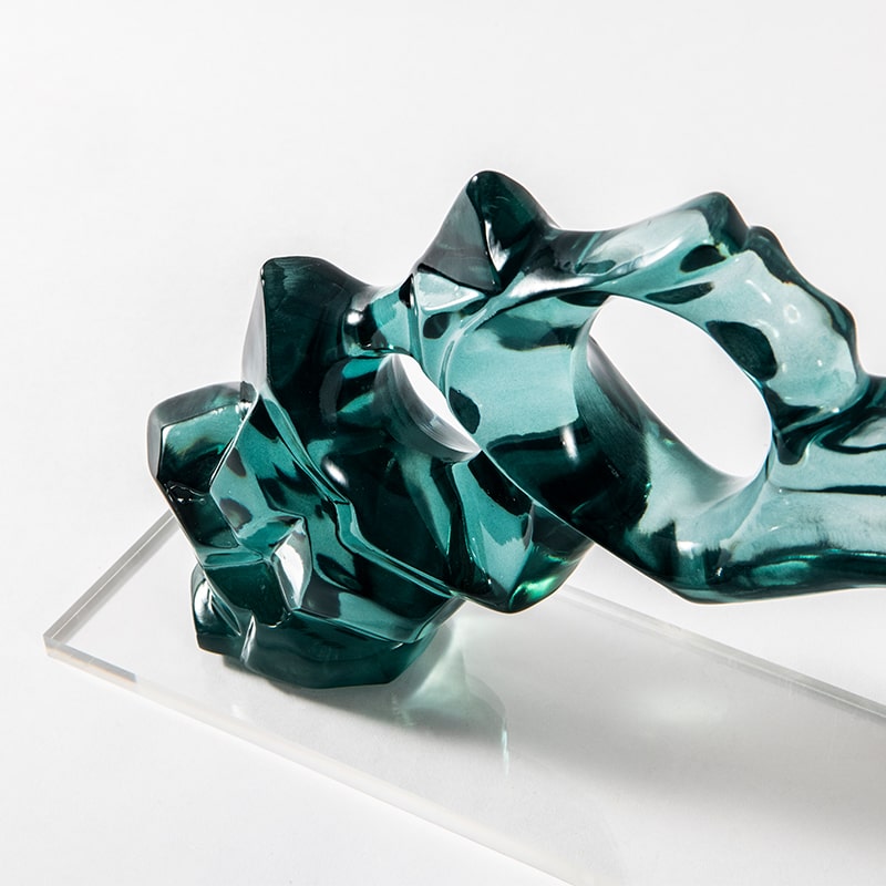 tuong-trang-tri-dong-chay-nghe-thuat-3 Tượng Trang Trí Dòng Chảy Tinh Thể Màu Sắc Tươi Mới