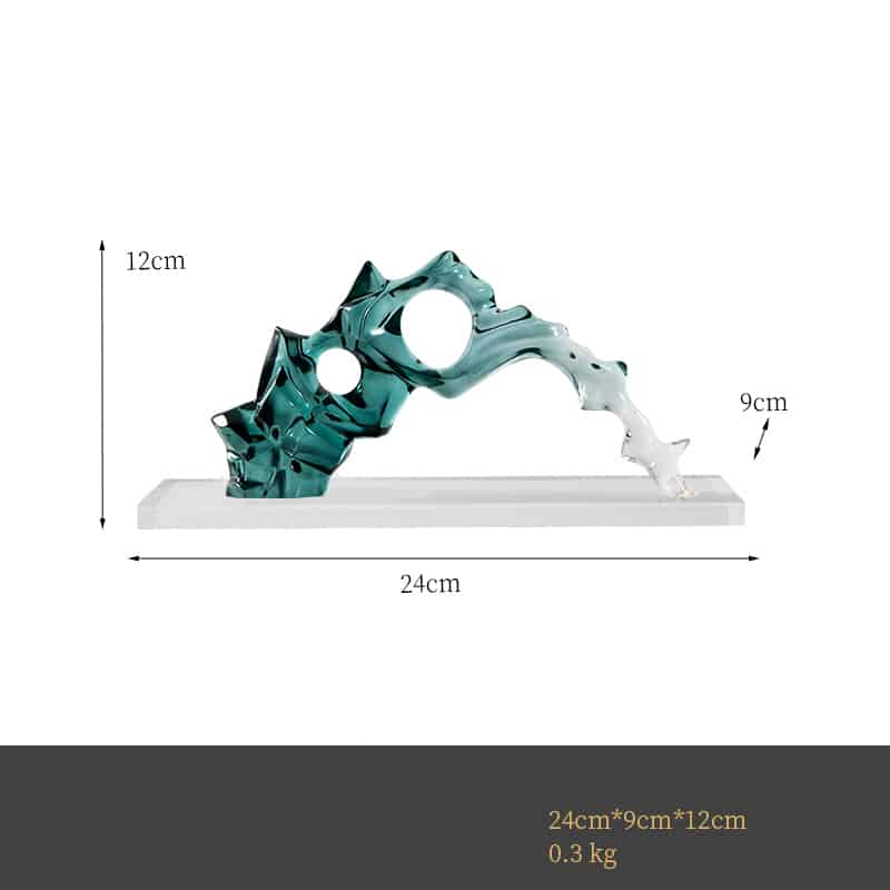 tuong-trang-tri-dong-chay-nghe-thuat-5 Tượng Trang Trí Dòng Chảy Tinh Thể Màu Sắc Tươi Mới