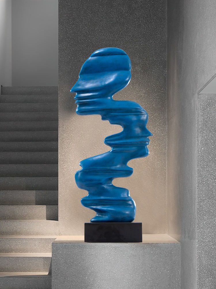 Tượng Trang Trí Trừu Tượng Mặt Sóng