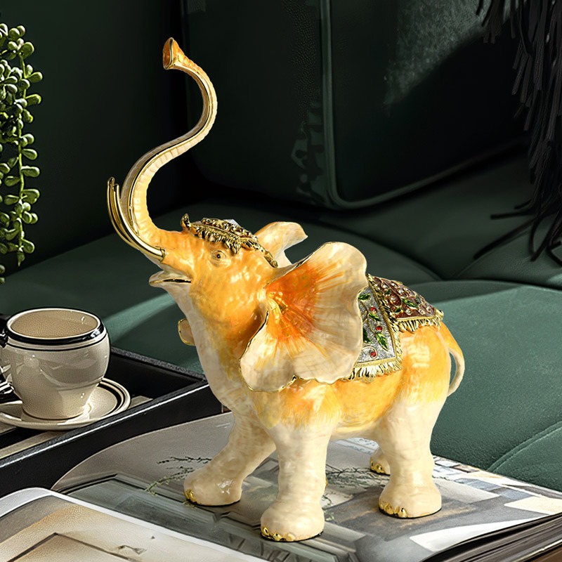 tuong-voi-de-ban-trang-men-1 Cặp Tượng Voi Hoàng Gia Phong Thủy