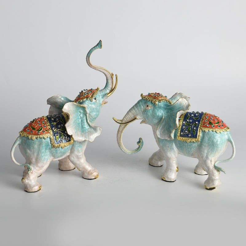 tuong-voi-de-ban-trang-men-9 Cặp Tượng Voi Hoàng Gia Phong Thủy