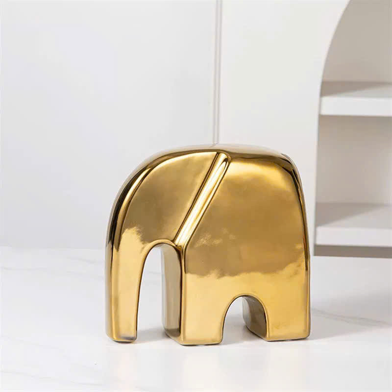 tuong-voi-phong-cach-hinh-khoi-4 Tượng Voi Nghệ Thuật Hình Khối