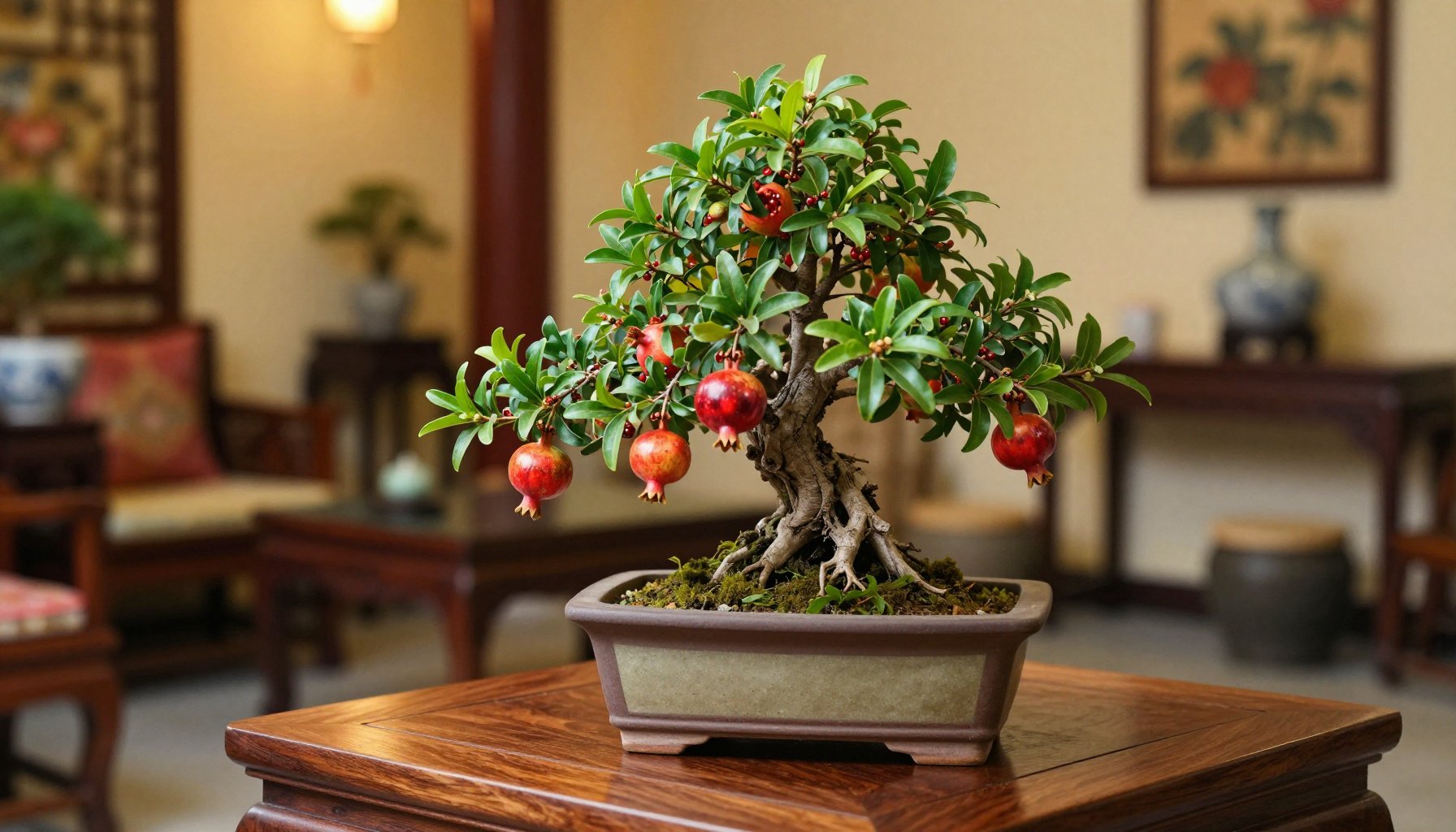 thạch lựu mộc là gì và ý nghĩa phong thủy nạp âm cây lựu đá