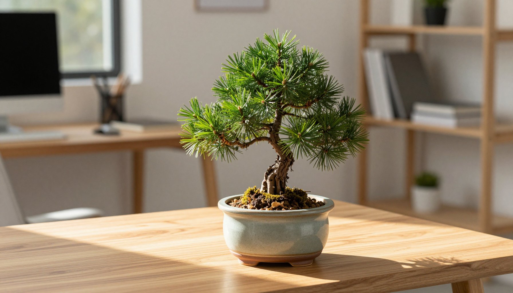 Vật phẩm phong thủy cho tùng bách mộc giúp decor bàn làm việc hài hòa