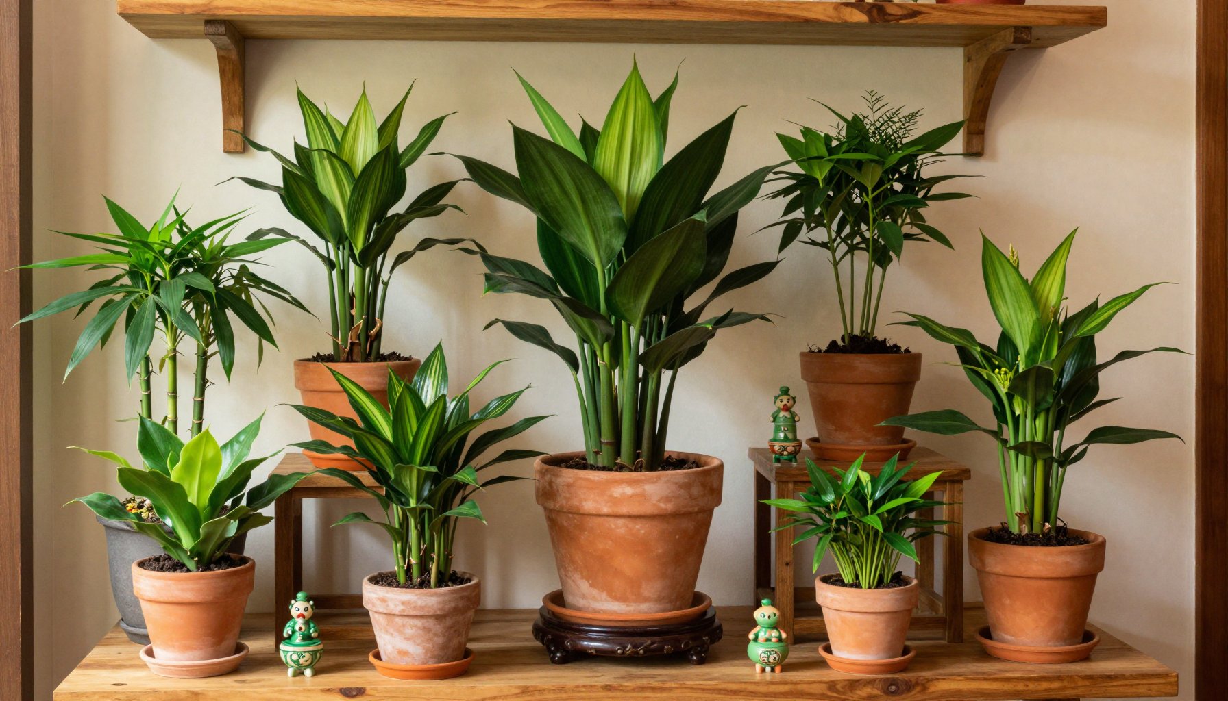 Mua cây phát tài búp sen để bàn văn phòng tại Indoor Garden